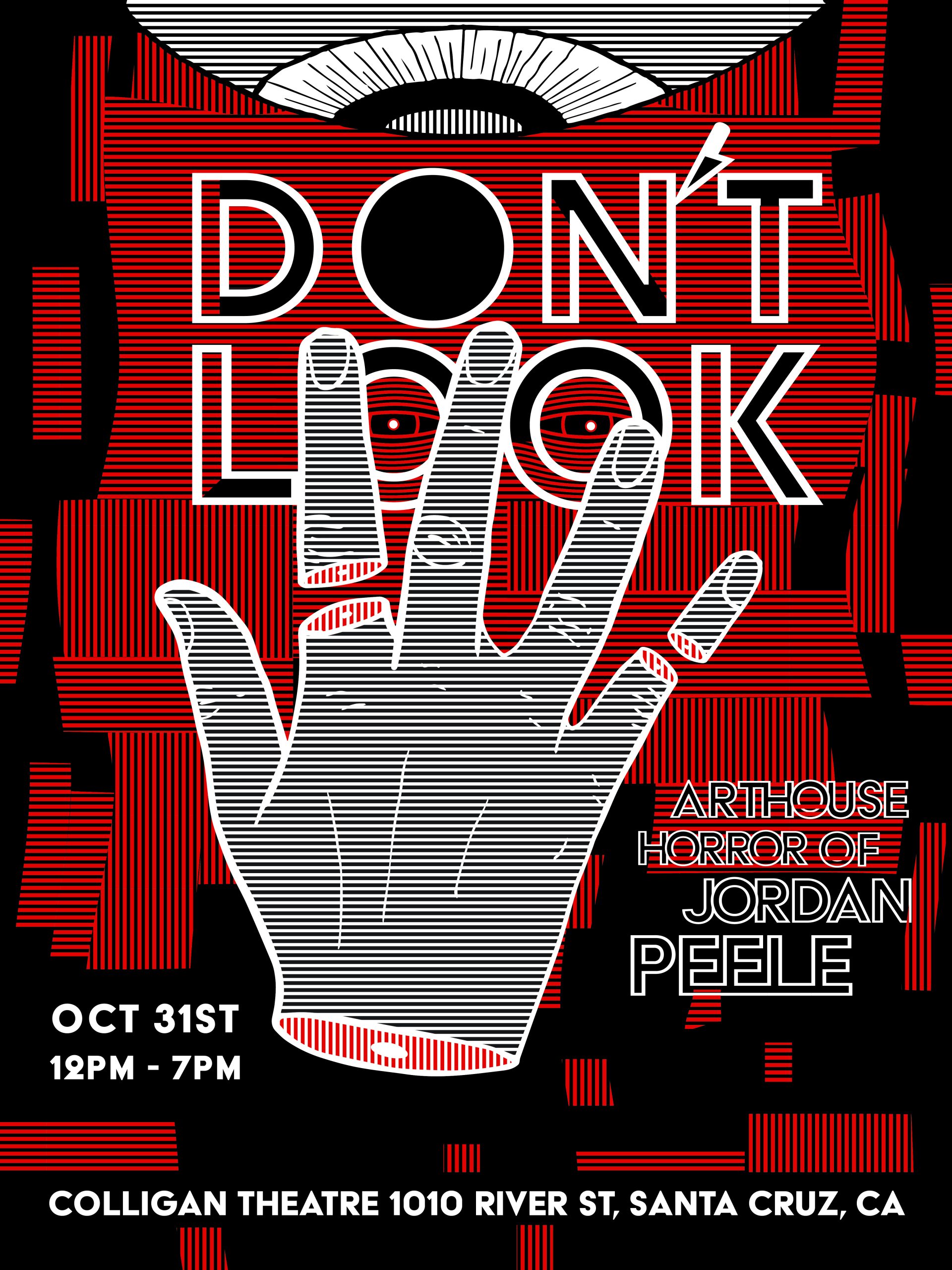 Don't Look Event Identity Poster Design