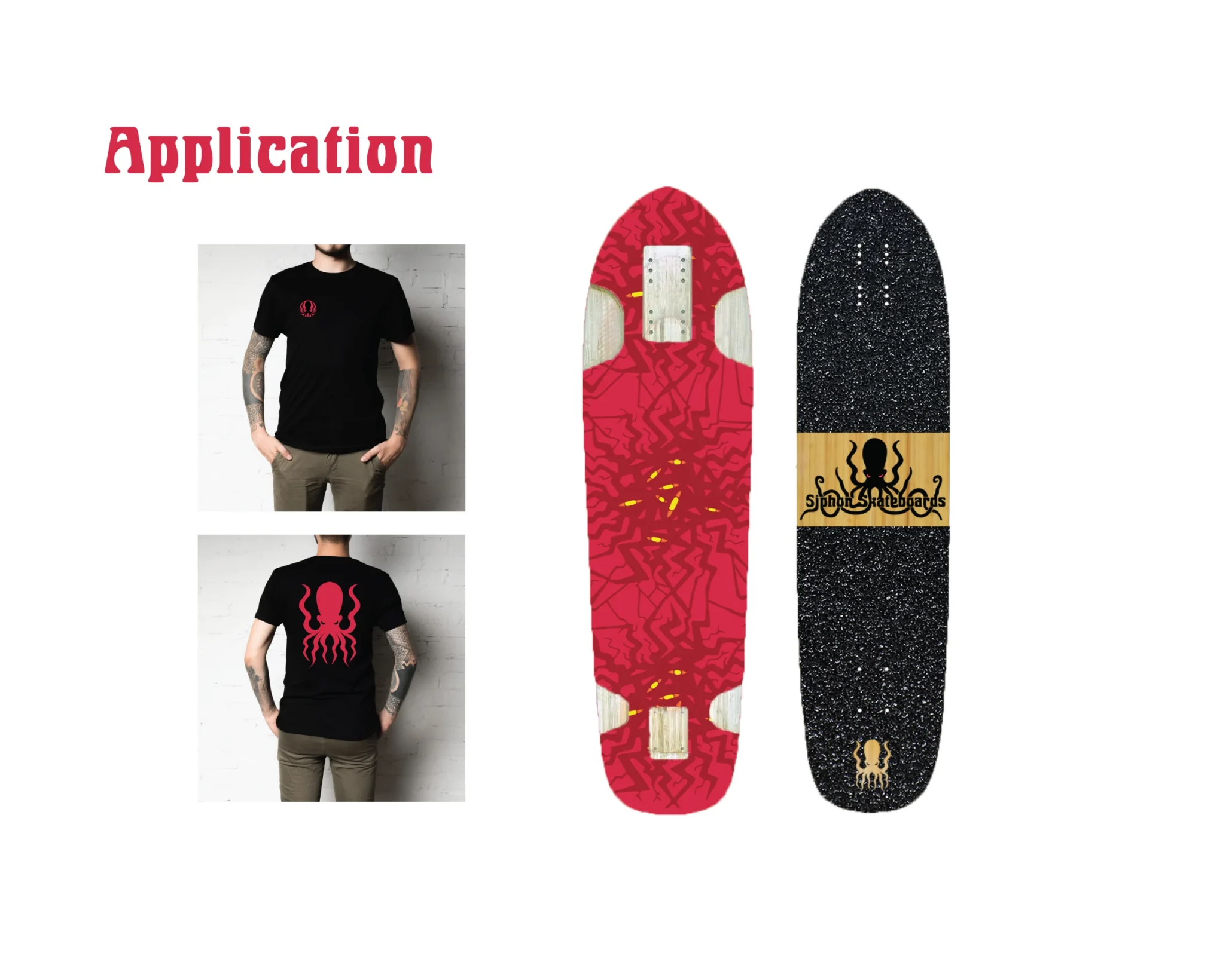 Siphon Skateboards Mockup Design