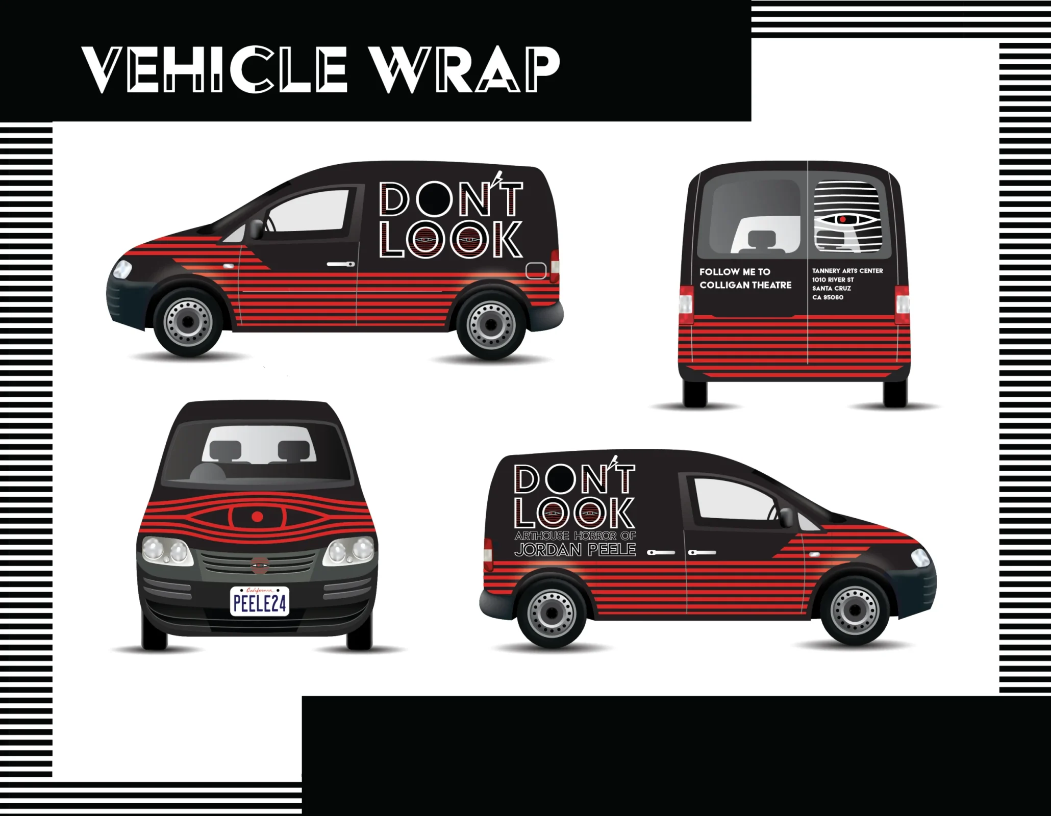 Don't Look Wrap Design